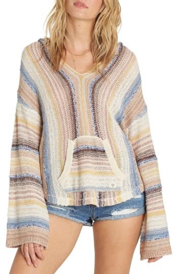 Women's Billabong Baja Beach Hoodie - Ivory