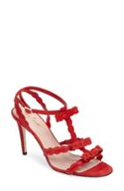 Women's Kate Spade New York Ilene Scalloped T-strap Sandal M - Red