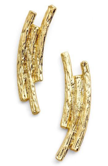 Women's Karine Sultan Three Row Drop Earrings