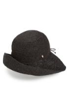 Women's Helen Kaminski 'provence 10' Packable Raffia Hat - Grey