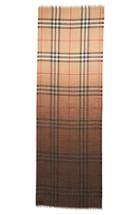 Women's Burberry Ombre Check Wool & Silk Scarf, Size - Beige