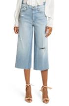 Women's Frame Le Reconstructed High Waist Crop Wide Leg Jeans - Blue