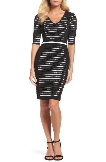 Women's Adrianna Papell Body-con Dress - Black