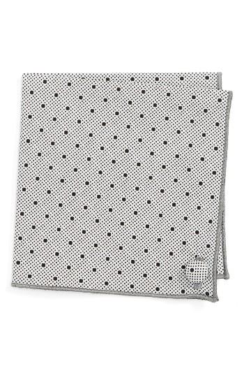 Men's Armstrong & Wilson Mr. Grey Cotton Pocket Square