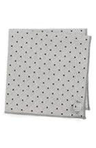 Men's Armstrong & Wilson Mr. Grey Cotton Pocket Square