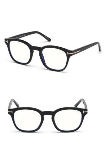 Men's Tom Ford Blueblock 49mm Sunglasses With Clip-on Lens -