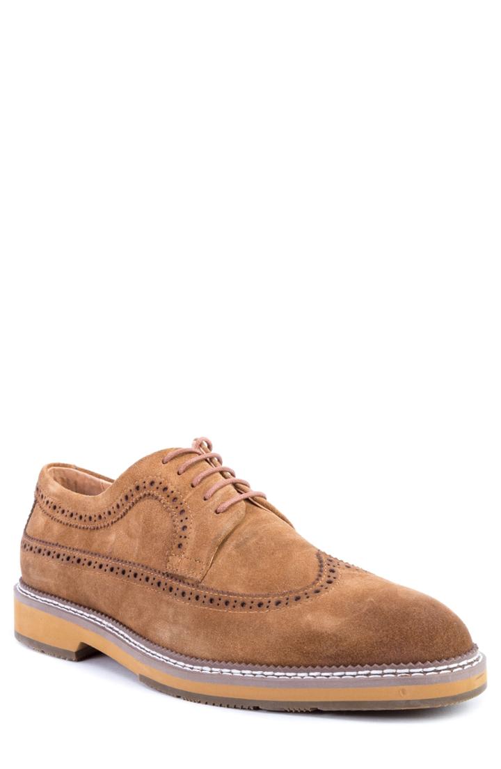 Men's Zanzara Modigliani Wingtip Derby .5 M - Brown