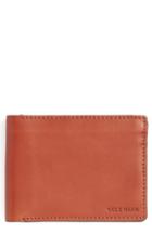Men's Cole Haan Bifold Leather Wallet With Pass Case - Brown
