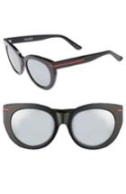 Women's Hadid Runway 54mm Cat Eye Sunglasses - Black