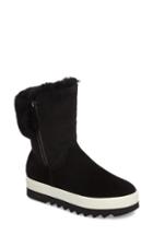 Women's Cougar Vera Genuine Shearling Waterproof Boot M - Black
