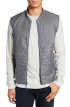 Men's Southern Tide Forrest Creek Bomber Vest - Grey