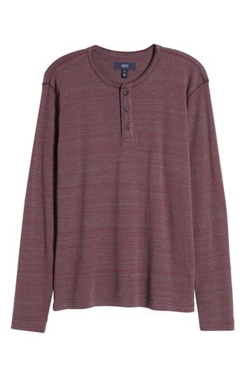 Men's 1901 Stripe Henley, Size - Metallic