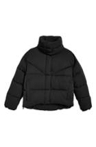 Women's Topshop Meghan Puffer Jacket Us (fits Like 0) - Black