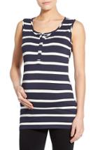 Women's Lab40 'joy' Maternity/nursing Tank - Blue