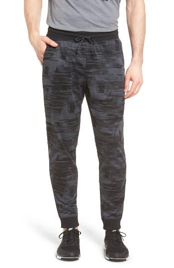 Men's The North Face 'ampere Litho' Camouflage Fleece Pants - Black