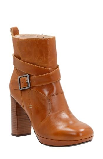 Women's Clarks 'gabriel Mix' Moto Boot M - Brown