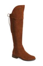 Women's Sbicca Spokane Woven Over The Knee Boot .5 B - Brown