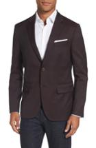 Men's Gant Travel Suit Jacket Eu - Purple