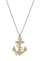 Women's Saint Laurent Anchor Pendant Necklace