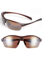 Men's Maui Jim 'stone Crushers - Polarizedplus2' 71mm Sunglasses - Matte Rootbeer