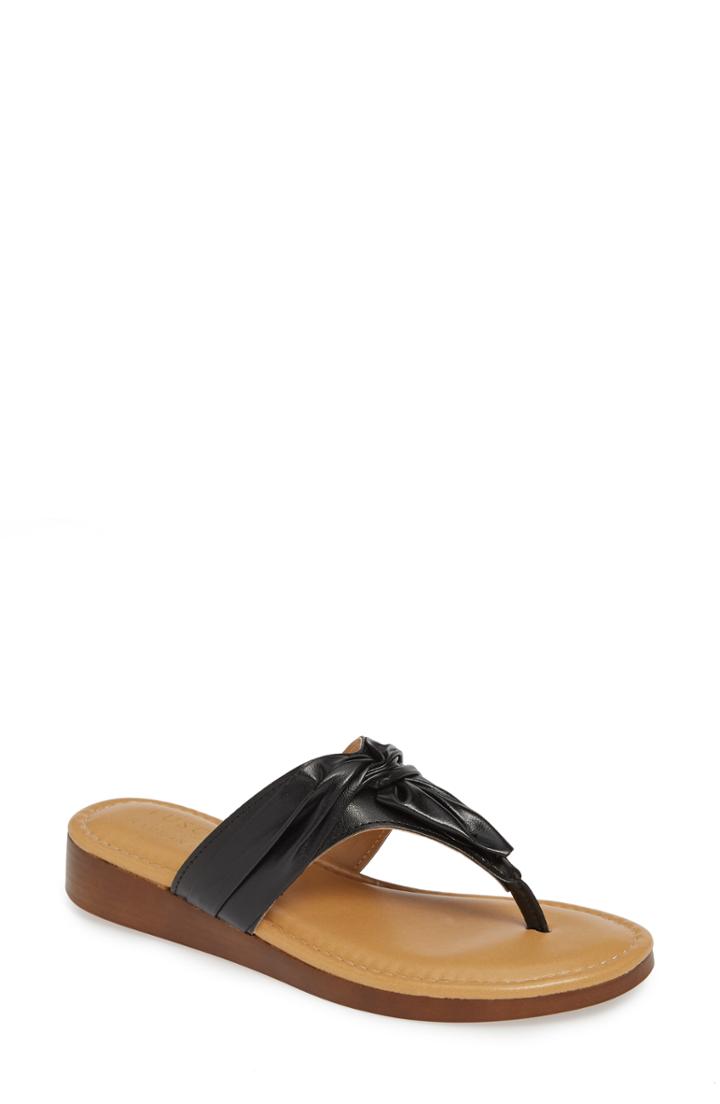 Women's Tuscany By Easy Street Maren Flip Flop .5 M - Black