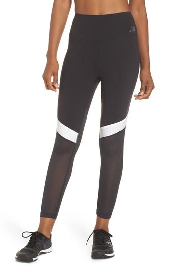 Women's New Balance Determination Crop Leggings - Black