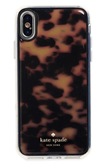 Kate Spade New York Tortoishell Iphone X Case - Black