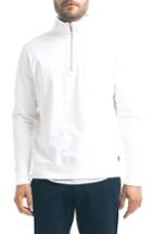 Men's Good Man Brand Slim Pro Quarter Zip Pullover - White