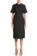 Women's Calvin Klein 205w39nyc Rose Jacquard Dress Us / 48 It - Black