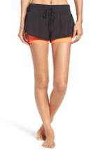 Women's Zella Zippy Double Layer Performance Shorts - Red
