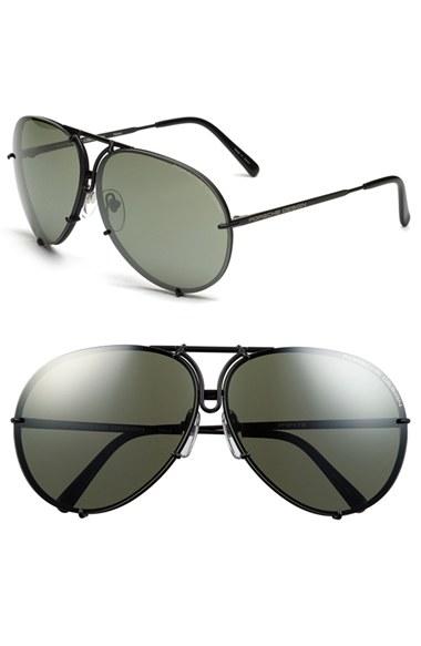 Men's Porsche Design 'p8478' 66mm Aviator Sunglasses -