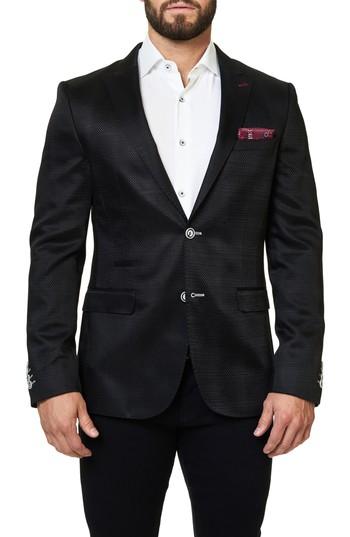 Men's Maceoo Elegance Woven Sport Coat (m) - Black