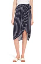 Women's Billabong So Right Stripe Faux Wrap Skirt