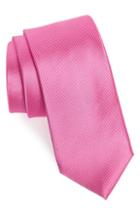 Men's Nordstrom Men's Shop Spots Silk Tie, Size - Pink