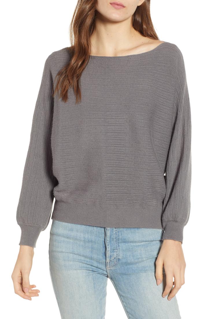 Women's Halogen Cashmere Turtleneck Sweater, Size - Brown