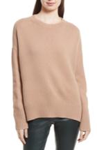 Women's Theory Karenia R Cashmere Sweater, Size - Ivory