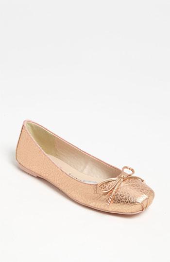 Ted Baker London 'charee' Ballet Flat Light Pink/ Metallic