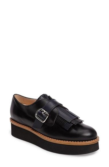 Women's Tod's Kiltie Fringe Platform Loafer