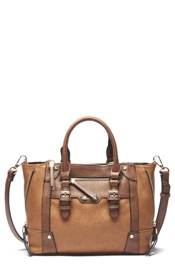 Sole Society Mini Susan Faux Leather Tote - Red