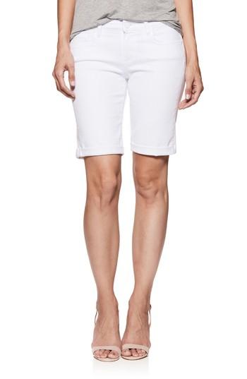 Women's Paige Jax Denim Bermuda Shorts - White