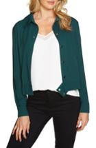 Women's 1.state Embroidered Jacket - Green