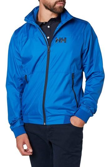 Men's Helly Hansen Crew Water Repellent Jacket - Blue