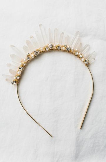 Emma Katzka Chloe Quartz Tiara