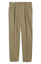 Men's Bills Khakis M2 Classic Fit Pleated Vintage Twill Pants X Unhemmed - Green