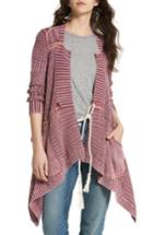 Women's Free People All Washed Out Cardigan - Purple