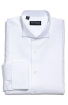 Men's David Donahue Regular Fit Bib Front French Cuff Tuxedo Shirt