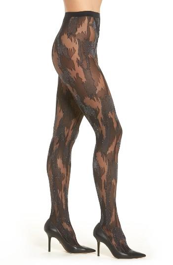 Women's Wolford Metallic Camouflage Tights