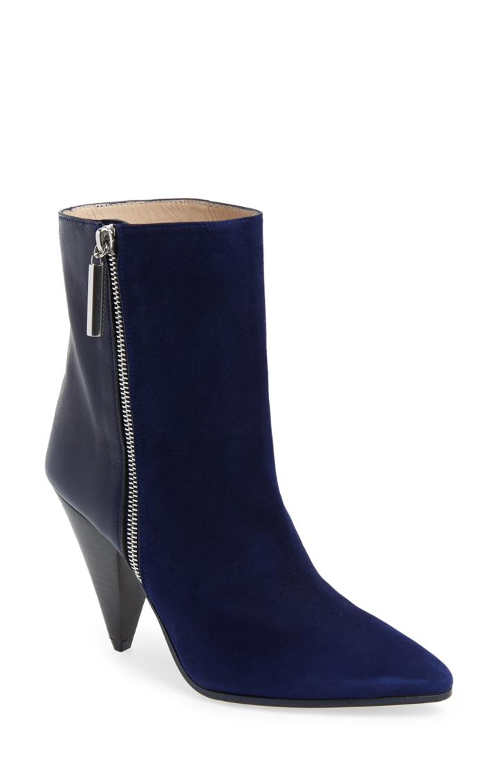 Women's Stuart Weitzman Cone Heel Bootie .5 M - Blue