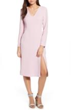 Women's Leith Long Sleeve High Slit Midi Dress, Size - Purple