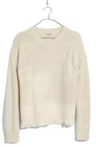 Women's Madewell Stitchmix Pullover - White